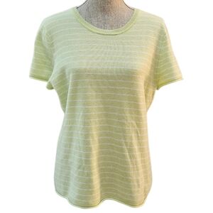 Kenar 100% Cashmere Striped Sweater - Women's Size XL